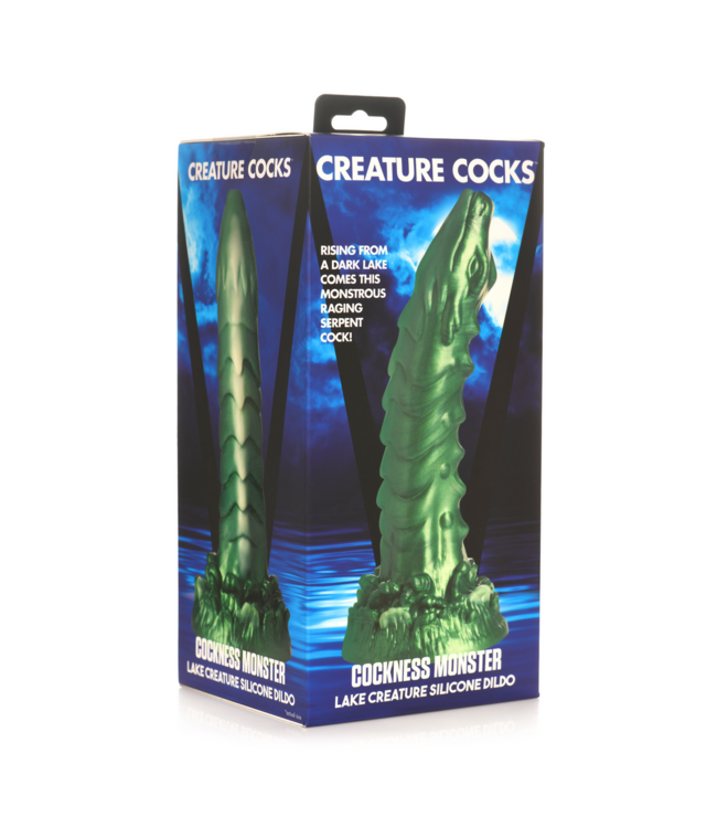 Creature Cocks Magischer Langhalsdrache Silikondildo in Grün 21 cm – Intensives Erlebnis