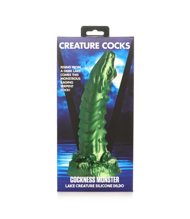 Creature Cocks Creature Cock Siliconen Dildo Groen 21 cm Met Langnekdraak Design