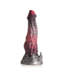 Creature Cocks Siliconen Dildo Groot 23,4 cm Zwart-Rode Taps Toelopende Schacht van XR Brands