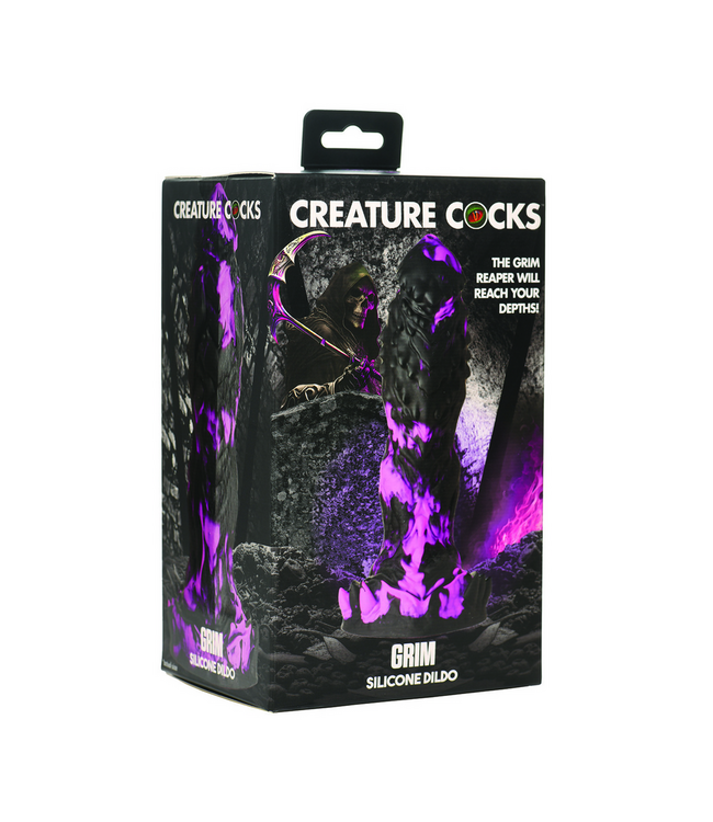 Creature Cocks Grim Reaper Silicone Dildo – Textured & Menacing for Intense Pleasure