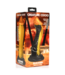 Creature Cocks Siliconen Dildo Met S-Curve En Brede Kap - Goudzwart 9,5 cm