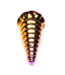 Creature Cocks Glazen Dildo 16 cm Met Iriserend Twilight Rainbow Ontwerp