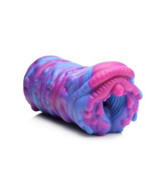 Creature Cocks Cyclone Alien Silicone Stroker: Textured Pleasure in Purple