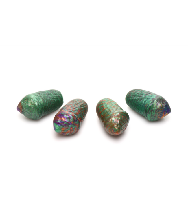 Creature Cocks Vibrant Larva Silicone Dildo with Eggs – Textured Adventure Await!