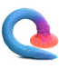 Creature Cocks XR Brands Siliconen Anale Slang Dildo 46,4 cm Glow In The Dark Geel-Oranje