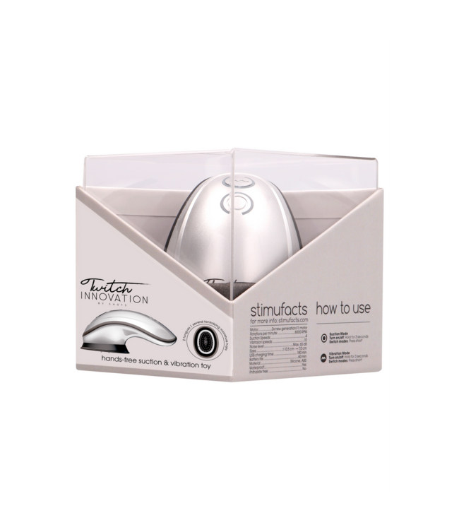 Twitch Innovation Twich Hands-Free Clitoral Stimulator - 10 Vibes & 4 Suction Modes