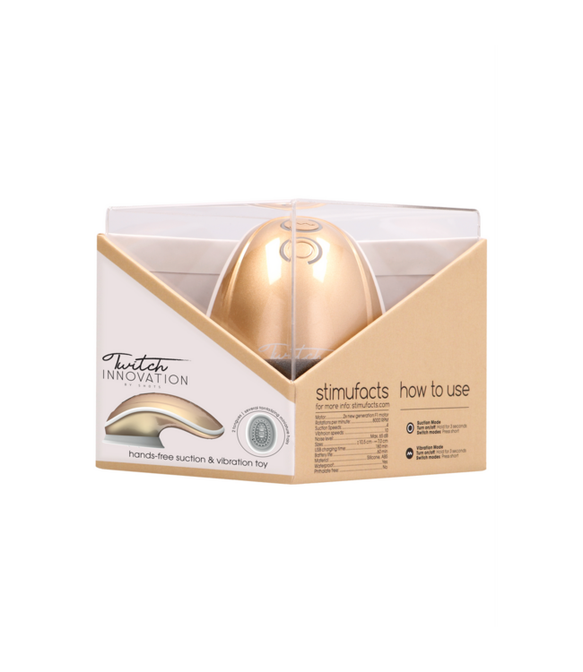Twitch Innovation Twitch Hands-Free Clitoral & Nipple Stimulator – Vibrate & Suck