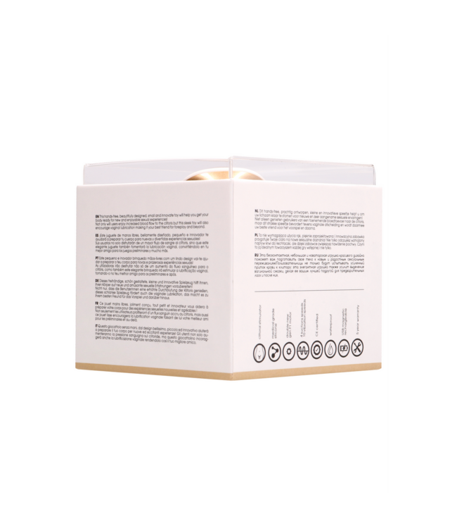 Twitch Innovation Twitch Hands-Free Clitoris En Tepel Stimulator Met 10 Vibraties En 4 Zuigstanden Goud