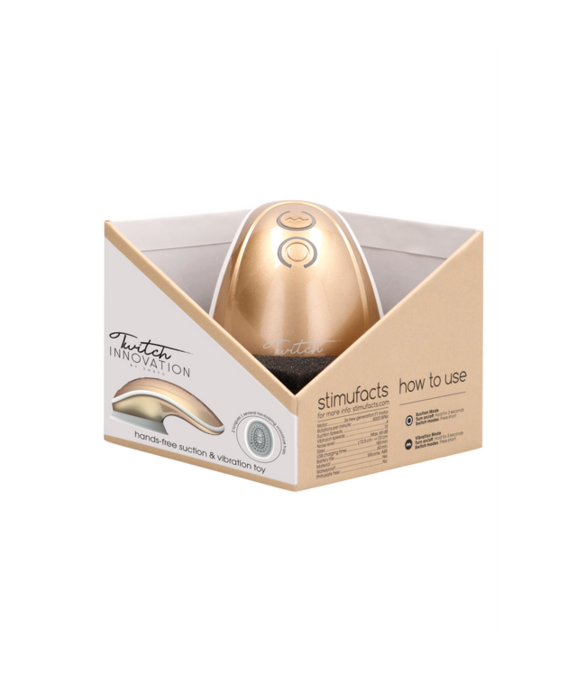 Twitch Innovation Twitch Hands-Free Clitoral & Nipple Stimulator – Vibrate & Suck