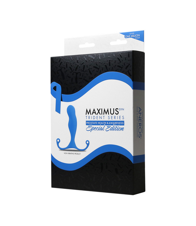 Aneros Maximus Syn Trident Blue - Luxury Silicone Prostate Massager for Men