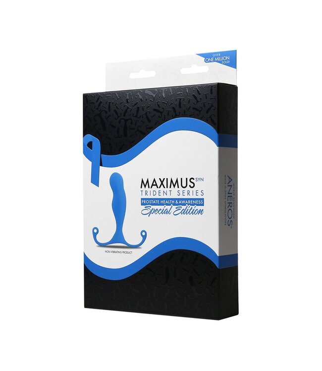 Aneros Maximus Syn Trident Blue - Luxury Silicone Prostate Massager for Men