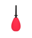 Aneros Aneros Enema Bulb Kit Rood Met Slow-Flow En Eenrichtingsklep Voor Controle