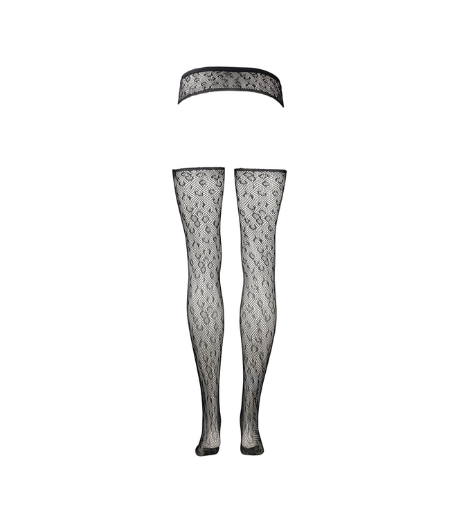 Le Désir Leopard Print Suspender Tights - Cool, Comfortable & Stylish Fit