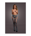 Le Désir Strappy Jarretelpanty Met Open Kruis En Tailleband Voor XS-XL