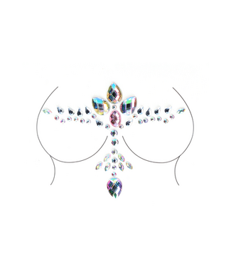 Le Désir Glänzende Glamour-Dekolleté-Sticker | Funkelnde Accessoires für Ihr Outfit