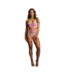 Le Désir Tweedelige Tie-Dye Bh-Set Met Hoge Taille En Dazzling Eye Contact Bling Sticker