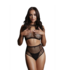 Le Désir Zelle Duo Net Set mit Crop-Top und hoch tailliertem Slip – Cool und Sexy