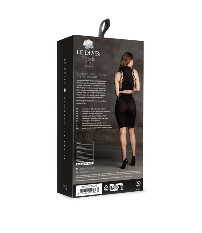 Le Désir Kala Zweiteiliges Set: Sexy Crop-Top und Rock für jeden Anlass