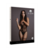 Le Désir Bodystocking Met Kantpatroon En Faux Visnetkousen Voor Grote Maten