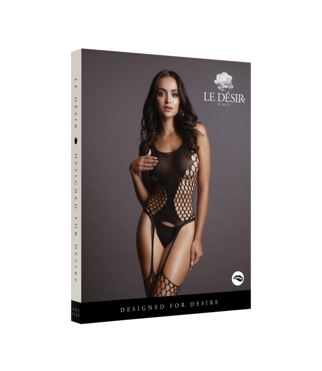 Le Désir Plus Size Fishnet Suspender Bodystocking - Sexy & Comfortable Lingerie