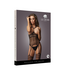 Le Désir Le Désir Strappy Jarretel Bodystocking Met Open Cups En Aangehechte Kousen S-XL