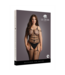 Le Désir Stilvoller Ripped Bodystocking mit Strumpfhaltern für XXL-5XL