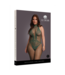 Le Désir Le Désir Black Lace & Fishnet Bodystocking XL-4XL - Seductive Comfort
