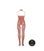 Le Désir Eleganter Spitzen-Bodystocking mit Fischnetz für Größen XL-4XL