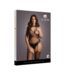 Le Désir Verführerischer Netz-Bodystocking mit Strumpfhaltern – Plus Size XXL-5XL