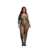 Le Désir Groene Kanten Bodystocking Langemouw Open Kruis Queen Size Le Désir