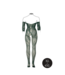 Le Désir Groene Kanten Bodystocking Langemouw Open Kruis Queen Size Le Désir