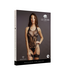 Le Désir Elegant Rhinestone Halter Crotchless Teddy with Opaque Stockings