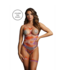 Le Désir Open-Cup Strappy Netstof Teddy Met Jarretels En Dazzling Bling Stickers