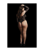 Le Désir Schulterfreier Strass Bodysuit in Größe 1XL-3XL – Elegant & Bequem