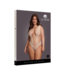 Le Désir Le Désir V-Hals Visnet Teddy Met Opaque Stroken XL-4XL