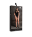 Le Désir Le Désir Zwarte Body Met Cross-Over Halslijn XL-XXXL Stretch