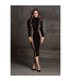 Le Désir Le Désir Stretch Jurk Met Coltrui Voor Elegante Pasvorm XS-XL
