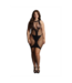 Le Désir Net Jurk Met V-AcceNt XXL-5XL | Comfortabele Stretch Mini Jurk