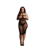 Le Désir Elegant High Neck Dress Plus Size XXL-5XL for Festive Occasions