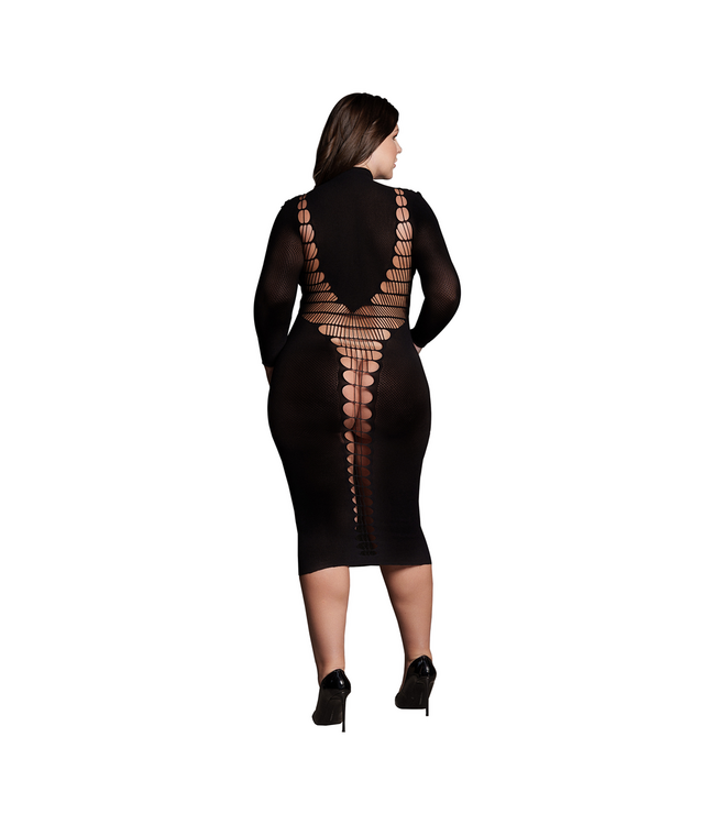 Le Désir Elegantes Carme Kleid mit Rollkragen – Femininer Look in XXL+