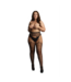 Le Désir Stylish Leopard Print Suspender Tights - Soft & Comfortable Large Size