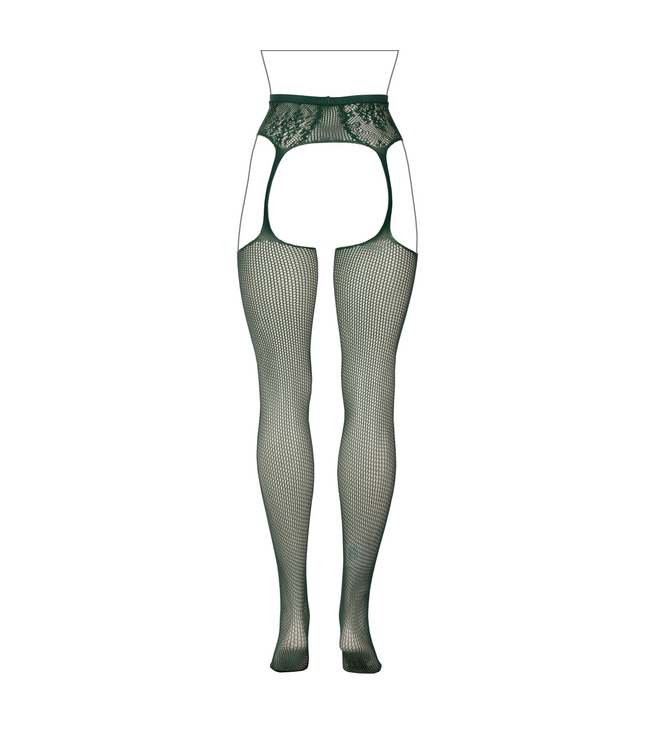Le Désir Le Désir Visnetkousen Met Kanten Band Dames XL-4XL Groen