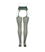 Le Désir Le Désir Green Fishnet Stockings with Lace Band for Women XL-4XL
