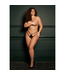 Le Désir Large Size Adjustable Lace Thong - Gold Elegance & Seductive Comfort