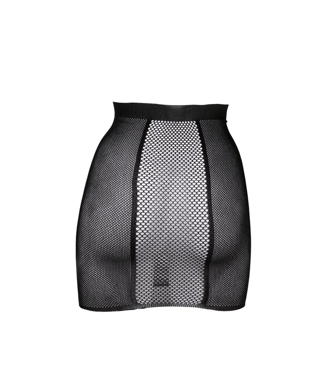 Le Désir High-Waisted Fishnet Skirt in Black S-XL – Sexy Festival Style