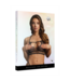 Le Désir Black Strappy Halter Crop Top for Festivals | One Size S-XL