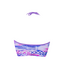 Le Désir Halter Crop Top Met Strappy Visnet En Dazzling Eye Sparkle Bling Sticker S-XL