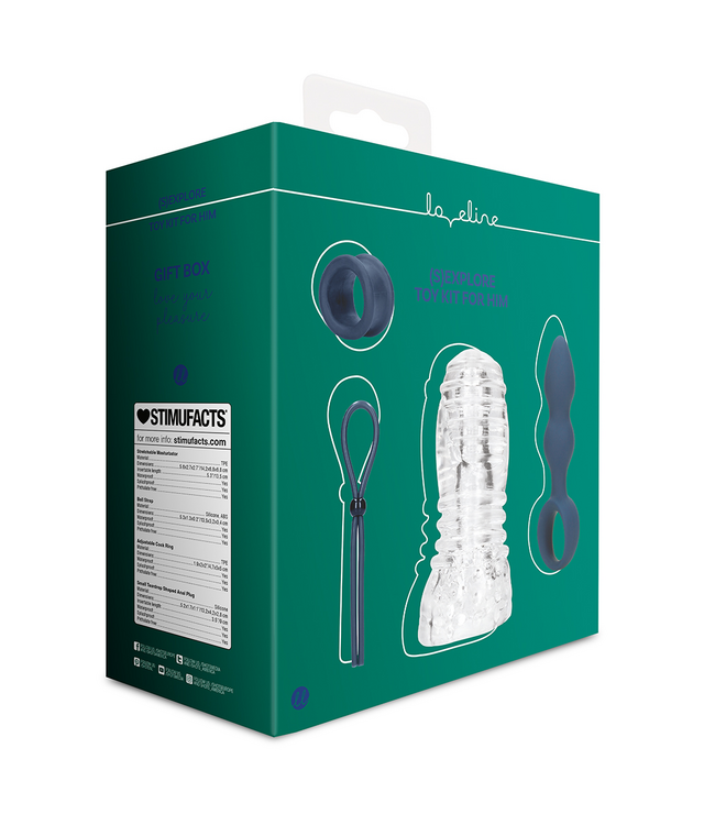 Loveline Exciting Stormy Toy Set for Him: Ultimate Sensations Gift Box