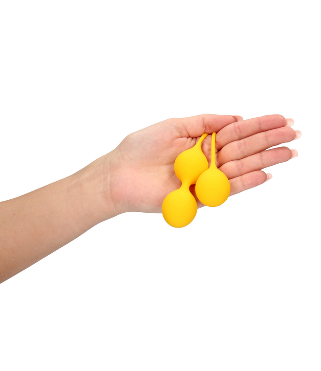 Loveline Loveline Silicone Kegel Ballen Set Geel Voor Bekkenbodemtraining