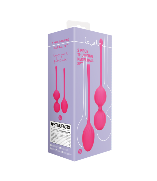 Loveline Loveline Wild Strawberry Kegel Ball Set - Strengthen & Enjoy More Pleasure